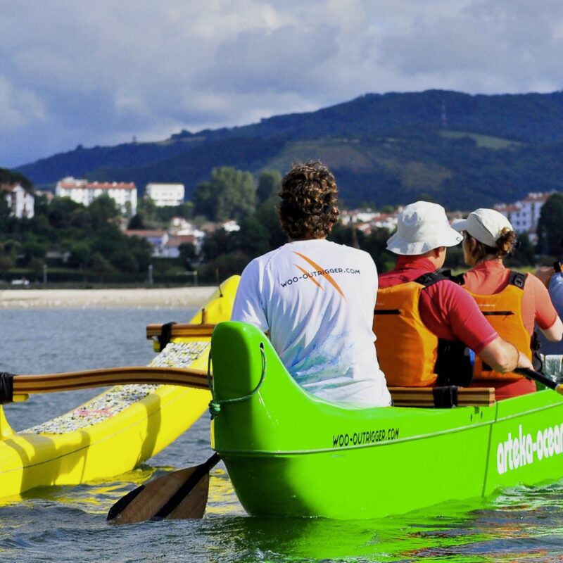 Balade en pirogue à Hendaye